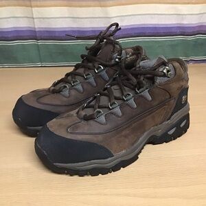 Skechers EH Energy Brown Work Boots Steel Toe 76068EW Size 11